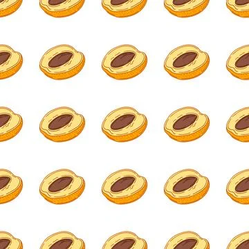 Seamless cute pattern. Pattern for textiles in hand draw style Stock Illustration