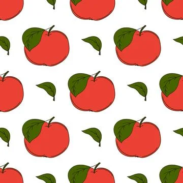 Seamless cute pattern. Pattern for textiles in hand draw style Stock Illustration