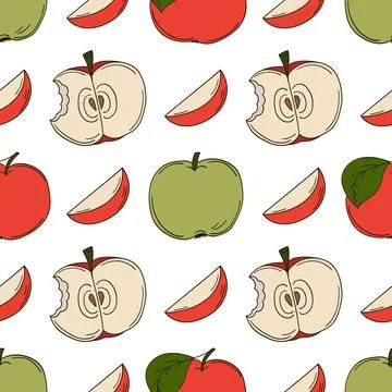 Seamless cute pattern. Pattern for textiles in hand draw style Stock Illustration