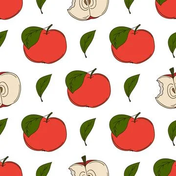 Seamless cute pattern. Pattern for textiles in hand draw style Stock Illustration