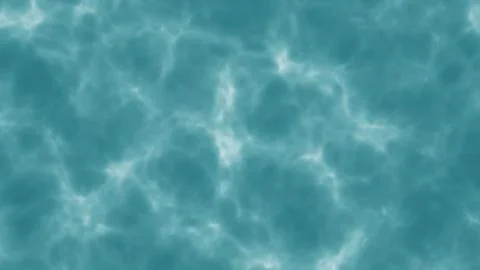 Seamless cyclic animation of surface of green water top view Stock Illustration