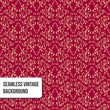 Seamless damask floral pattern. Baroque wallpaper. Vector vintage gold ornament イラスト素材