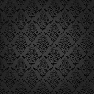 Seamless Damask Pattern Background Stock Illustration
