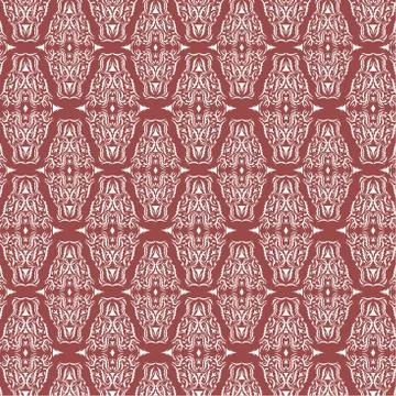 Seamless Damask Pattern Background Stock-Illustration