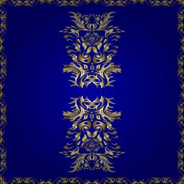 Seamless damask pattern background for sketch design in the style of Baroque. Go Stock Illustration