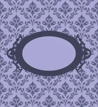 Seamless damask pattern Stock Illustration