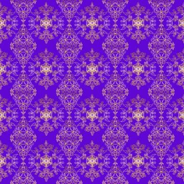 Seamless damask  pattern Stock Illustration
