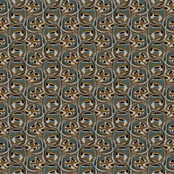 Seamless dark blockprint linen background. Moody watercolor wash texture. Mid Illustrazione stock