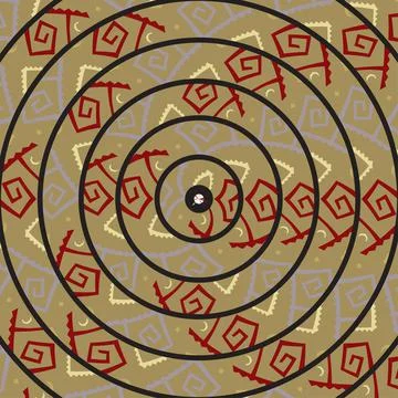 Seamless dark color beautiful pattern Stock Illustration