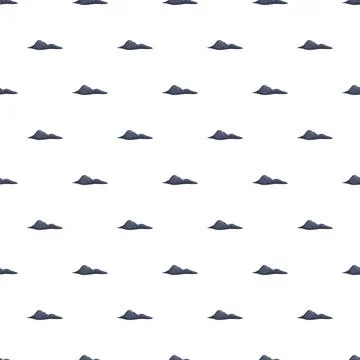 Seamless dark smoke pattern on white background イラスト素材