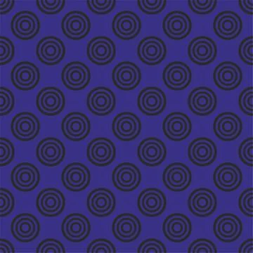 Seamless dark vector pattern with black dots on dark background. Stock Illustration