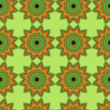 Seamless decorative contrast pattern Stock Illustration