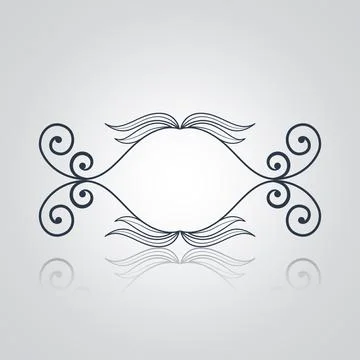 A seamless decorative design of patterns with a silver abstract background Stockillustratie