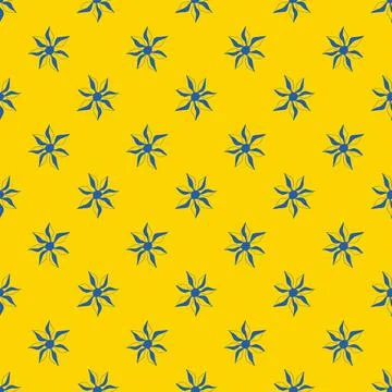 Seamless decorative floral pattern. Abstract background. Illustrazione stock