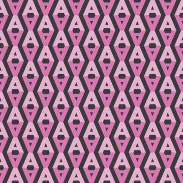 Seamless Decorative Font Background Pattern Stock Illustration