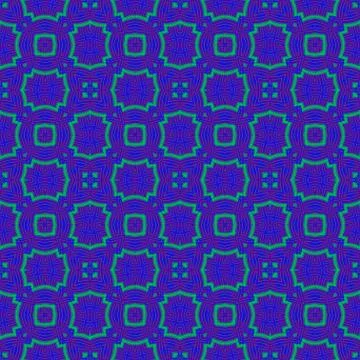 Seamless decorative pattern in a bright colors Stock Illustration