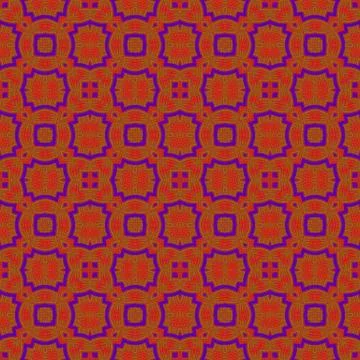 Seamless decorative pattern in a bright colors Stock Illustration