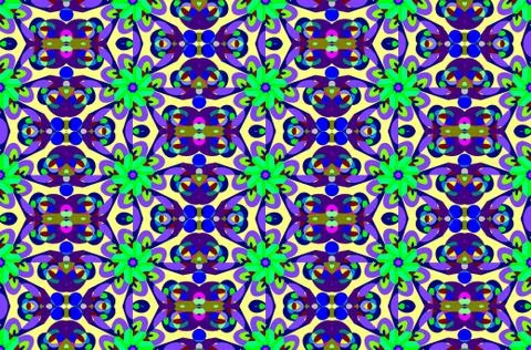 Seamless decorative pattern Stock Illustration