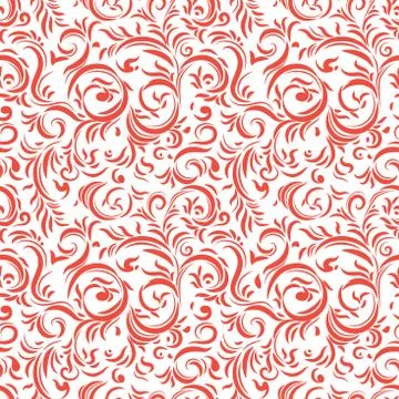 Seamless decorative pattern Stock Illustration