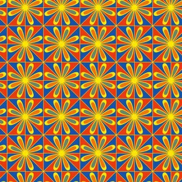 Seamless decorative pattern Illustrazione stock