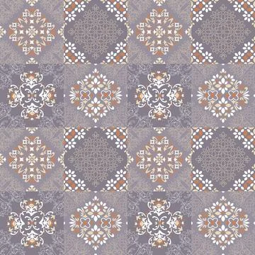 Seamless decorative pattern Stock Illustration