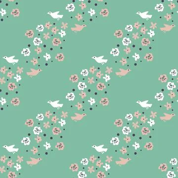 Seamless decorative pattern Stock Illustration
