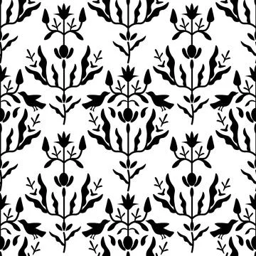 Seamless decorative pattern Stock Illustration