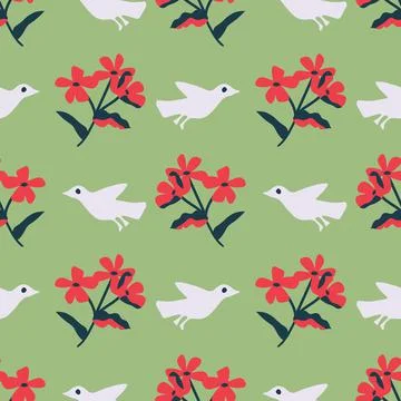 Seamless decorative pattern Stock Illustration