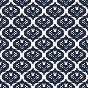 Seamless decorative pattern Stock Illustration
