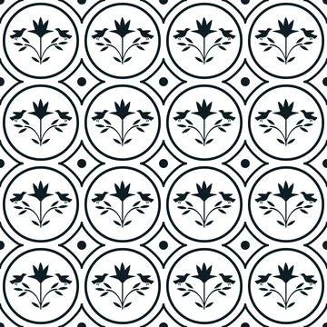 Seamless decorative pattern Stock Illustration
