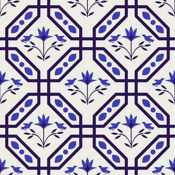 Seamless decorative pattern Stock Illustration