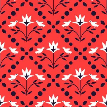 Seamless decorative pattern Stock Illustration