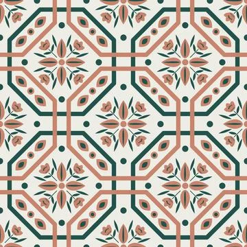Seamless decorative pattern Illustrazione stock