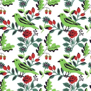 Seamless decorative pattern Stock Illustration