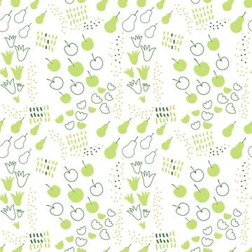 Seamless decorative pattern Illustrazione stock