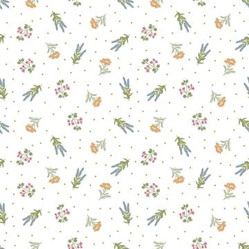 Seamless decorative pattern Stock Illustration
