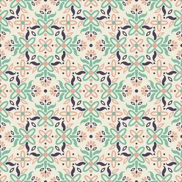 Seamless decorative pattern Stock Illustration