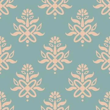 Seamless decorative pattern Stock Illustration