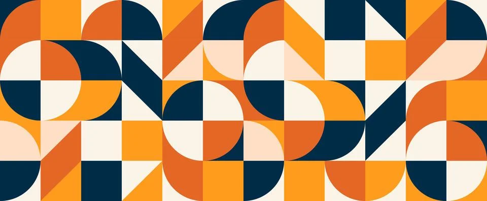 Seamless decorative pattern inspired postmodern of vector abstract dynamic Stock Illustration