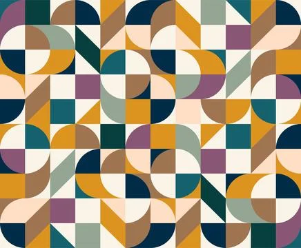 Seamless decorative pattern inspired postmodern of vector abstract dynamic Stock Illustration