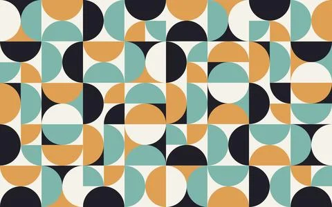 Seamless decorative pattern inspired postmodern of vector abstract dynamic Stock Illustration