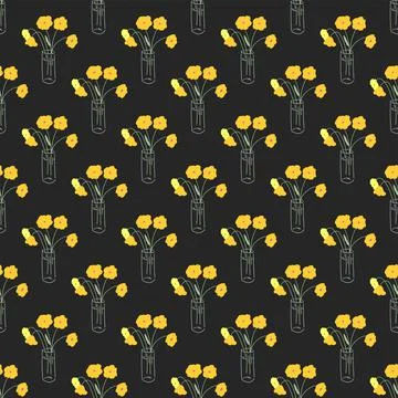 Seamless decorative pattern. Repeated modern background for wallpaper, web, s Illustrazione stock