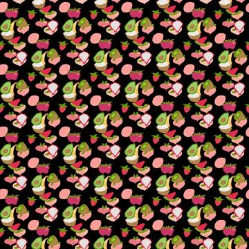 Seamless decorative pattern. Repeated modern background for wallpaper, web, s Stock Illustration