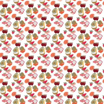 Seamless decorative pattern. Repeated modern background for wallpaper, web, s Stock Illustration