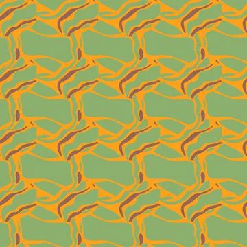 Seamless decorative pattern. Repeated modern background for wallpaper, web, s Illustrazione stock