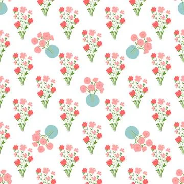 Seamless decorative pattern. Repeated modern background for wallpaper, web, s Illustrazione stock