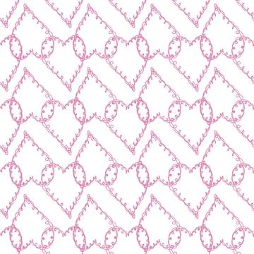 Seamless decorative pattern. Repeated modern background for wallpaper, web, s Stock Illustration