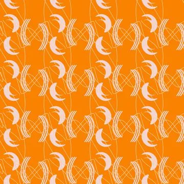 Seamless decorative pattern. Repeated modern background for wallpaper, web, s Stock Illustration