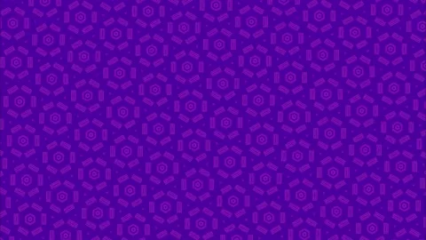 Seamless Deep Blue Mandala Floral Pattern Background Stock Footage 335115555