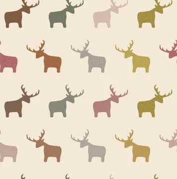 Seamless Deer Stock Illustration
